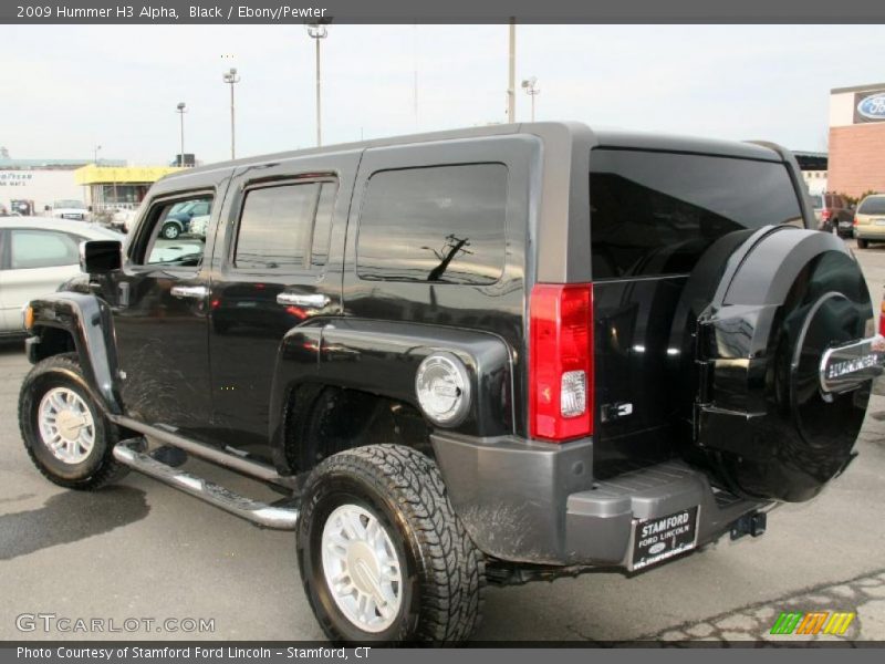 Black / Ebony/Pewter 2009 Hummer H3 Alpha