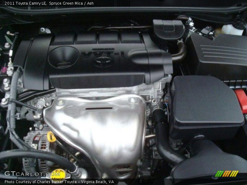 Spruce Green Mica / Ash 2011 Toyota Camry LE