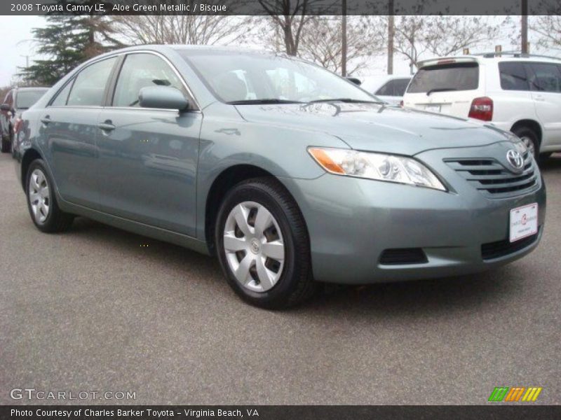 Aloe Green Metallic / Bisque 2008 Toyota Camry LE