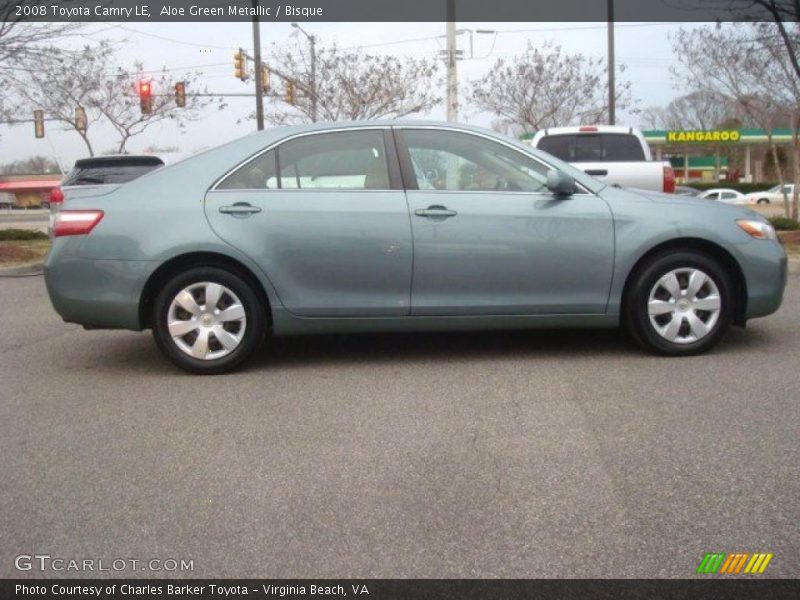 Aloe Green Metallic / Bisque 2008 Toyota Camry LE