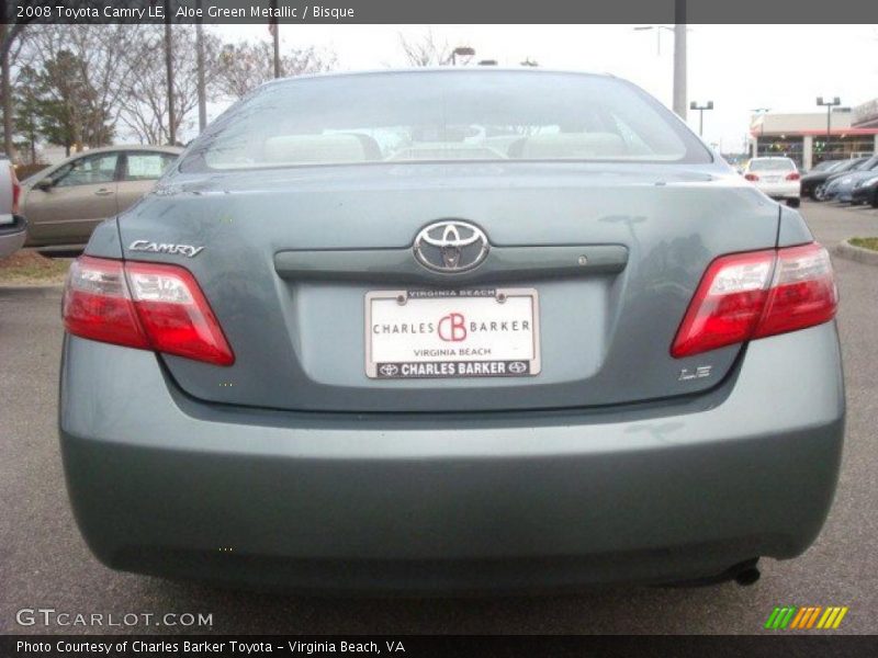 Aloe Green Metallic / Bisque 2008 Toyota Camry LE