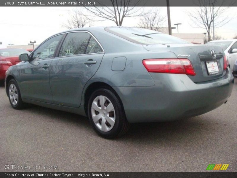 Aloe Green Metallic / Bisque 2008 Toyota Camry LE