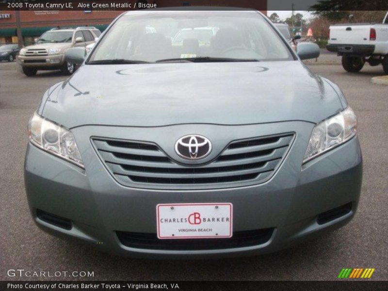 Aloe Green Metallic / Bisque 2008 Toyota Camry LE