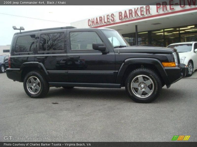 Black / Khaki 2006 Jeep Commander 4x4