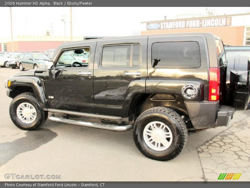 Black / Ebony/Pewter 2009 Hummer H3 Alpha