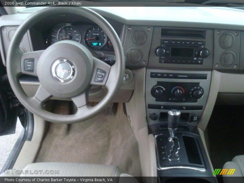 Black / Khaki 2006 Jeep Commander 4x4