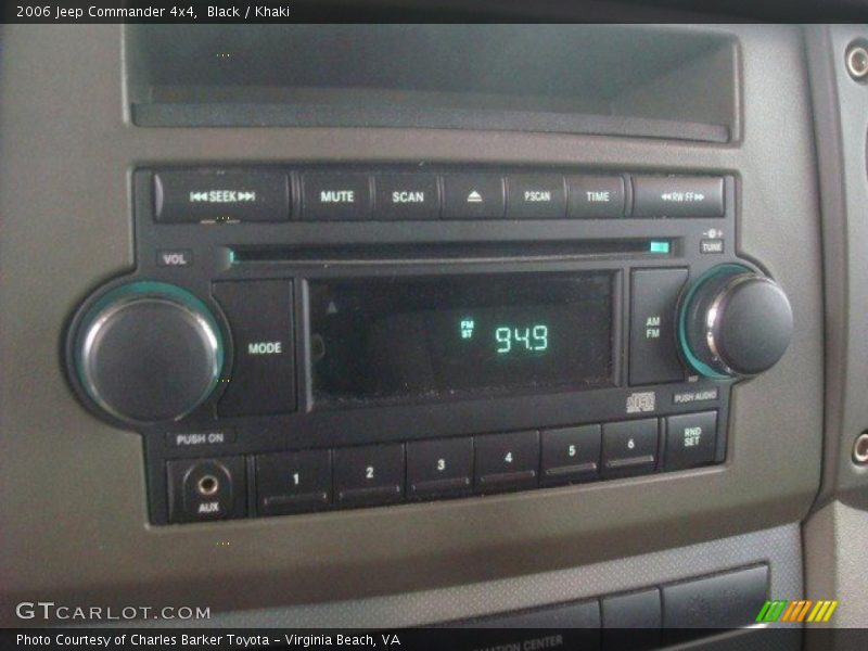 Black / Khaki 2006 Jeep Commander 4x4