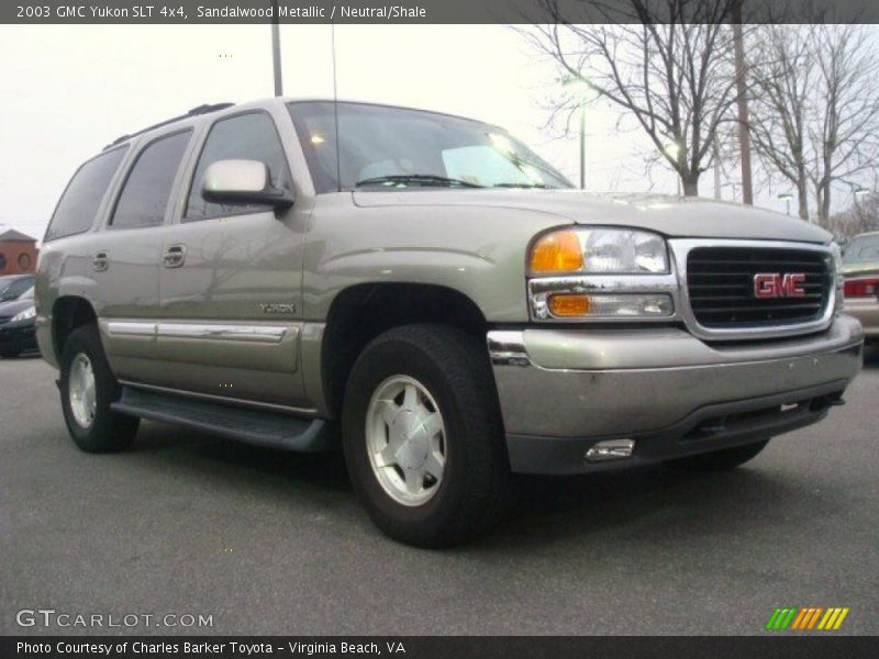 Sandalwood Metallic / Neutral/Shale 2003 GMC Yukon SLT 4x4