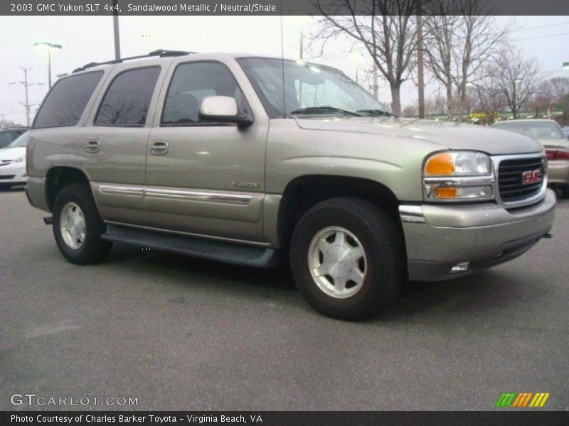 Sandalwood Metallic / Neutral/Shale 2003 GMC Yukon SLT 4x4