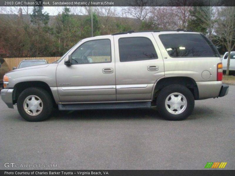 Sandalwood Metallic / Neutral/Shale 2003 GMC Yukon SLT 4x4