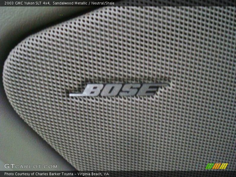 Sandalwood Metallic / Neutral/Shale 2003 GMC Yukon SLT 4x4