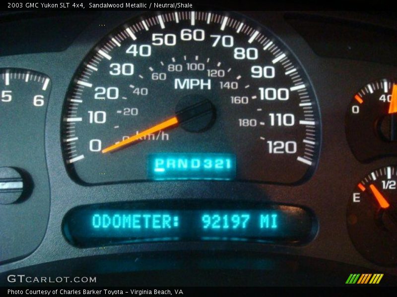 Sandalwood Metallic / Neutral/Shale 2003 GMC Yukon SLT 4x4