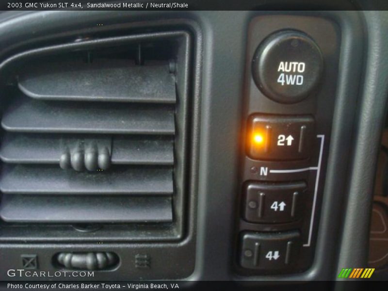 Controls of 2003 Yukon SLT 4x4