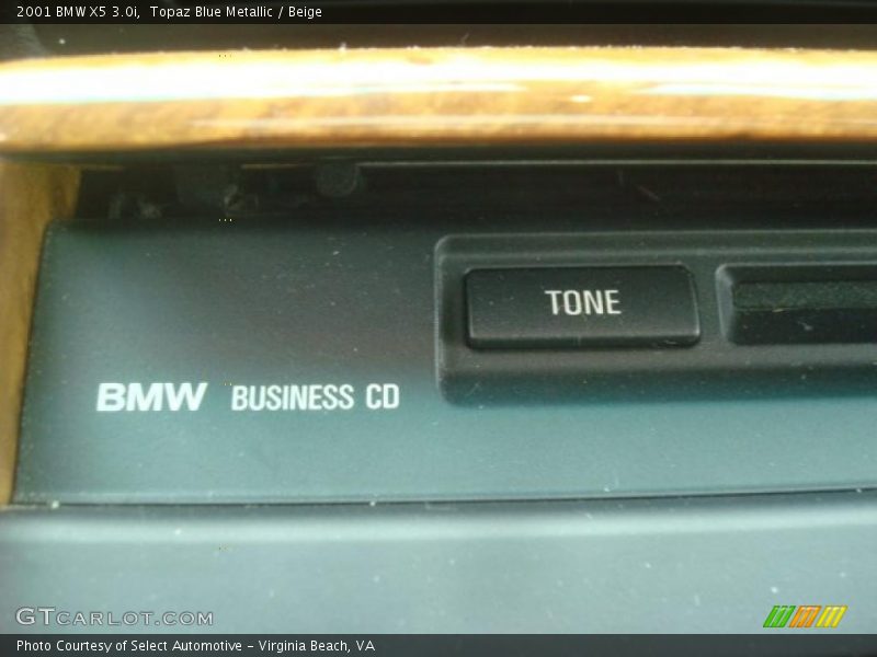 Topaz Blue Metallic / Beige 2001 BMW X5 3.0i