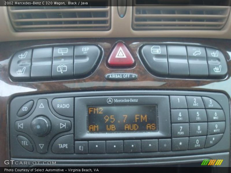 Controls of 2002 C 320 Wagon