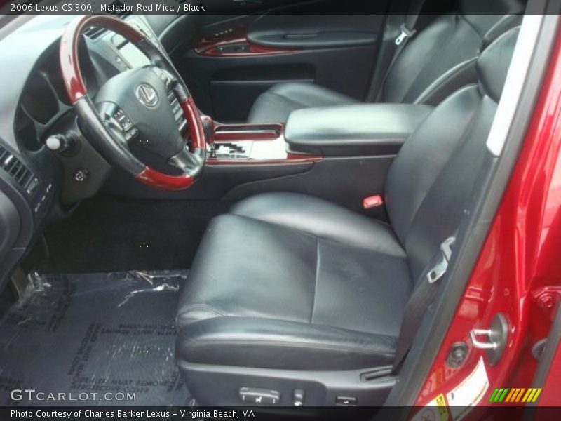Matador Red Mica / Black 2006 Lexus GS 300