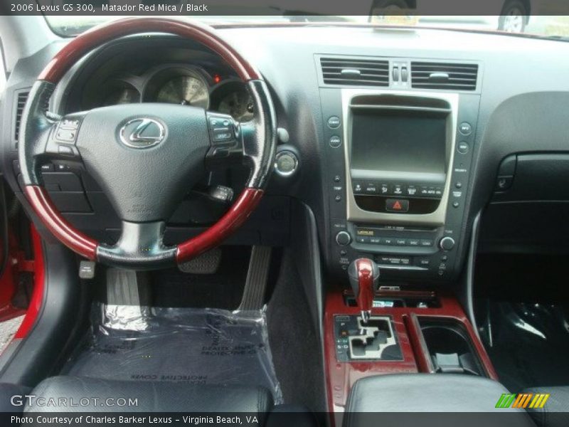Matador Red Mica / Black 2006 Lexus GS 300