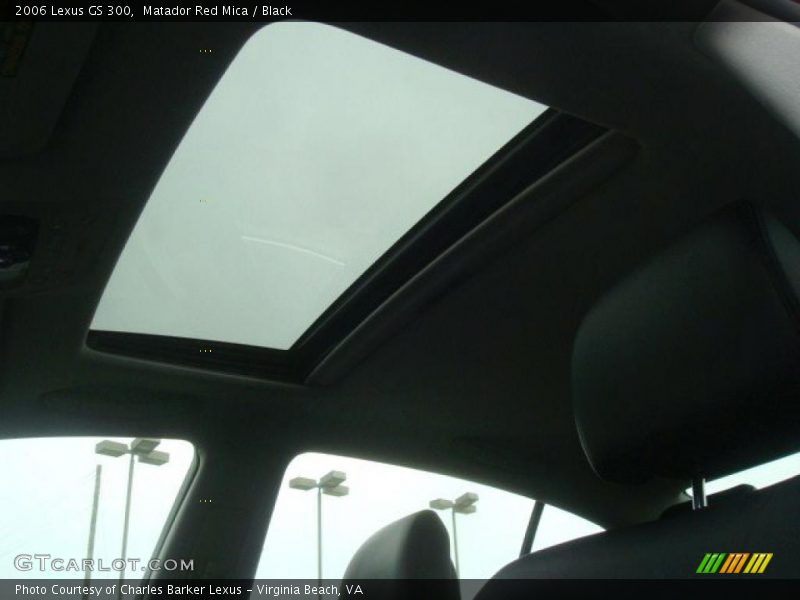 Matador Red Mica / Black 2006 Lexus GS 300