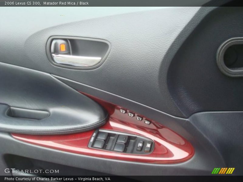 Matador Red Mica / Black 2006 Lexus GS 300