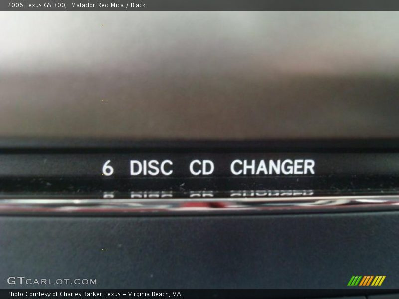 Matador Red Mica / Black 2006 Lexus GS 300