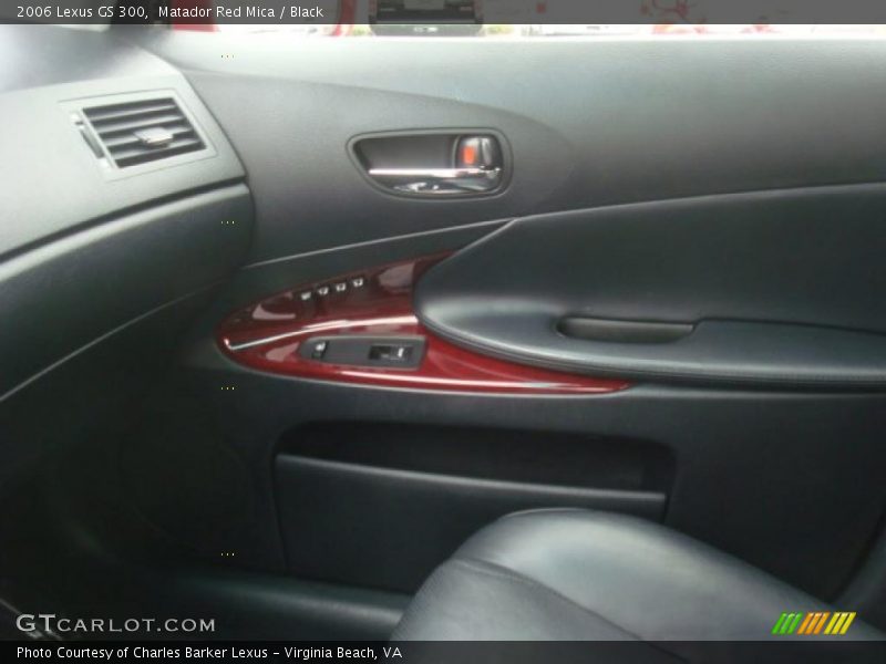 Matador Red Mica / Black 2006 Lexus GS 300