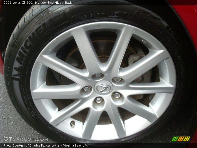 Matador Red Mica / Black 2006 Lexus GS 300