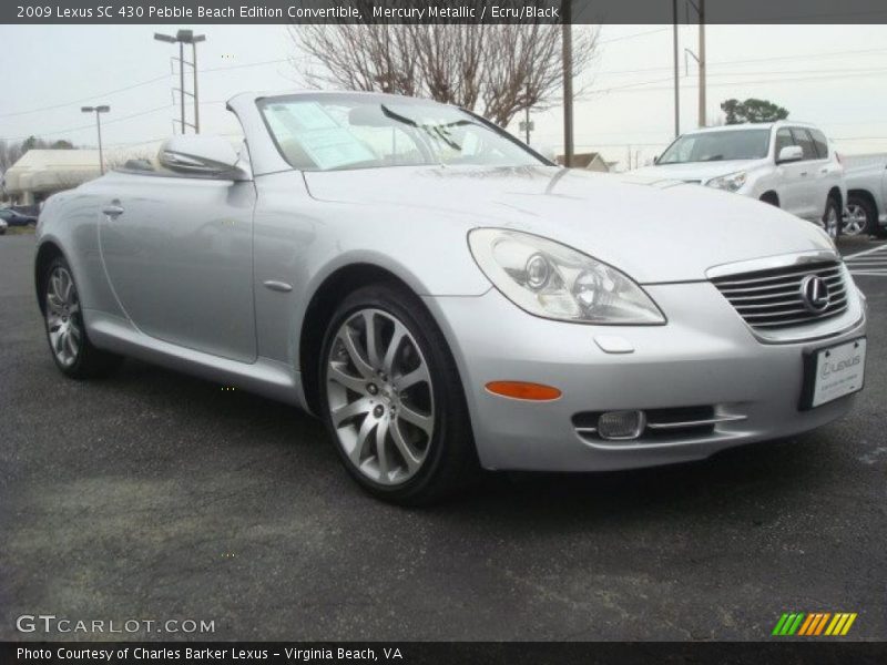 Mercury Metallic / Ecru/Black 2009 Lexus SC 430 Pebble Beach Edition Convertible