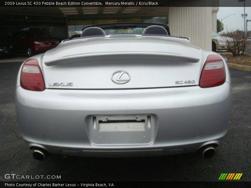 Mercury Metallic / Ecru/Black 2009 Lexus SC 430 Pebble Beach Edition Convertible