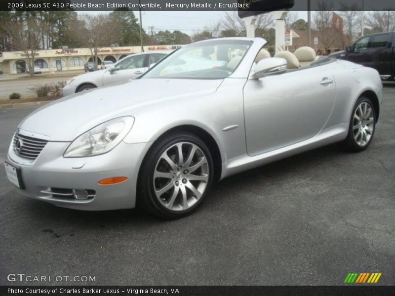 Front 3/4 View of 2009 SC 430 Pebble Beach Edition Convertible