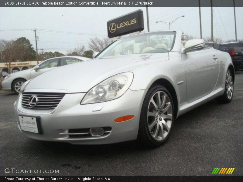 Mercury Metallic / Ecru/Black 2009 Lexus SC 430 Pebble Beach Edition Convertible