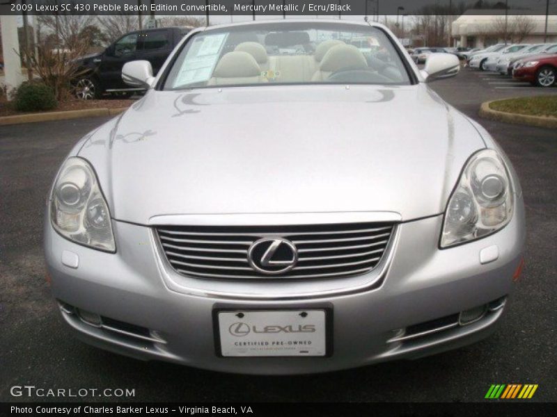 Mercury Metallic / Ecru/Black 2009 Lexus SC 430 Pebble Beach Edition Convertible