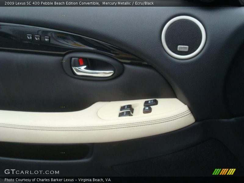 Mercury Metallic / Ecru/Black 2009 Lexus SC 430 Pebble Beach Edition Convertible