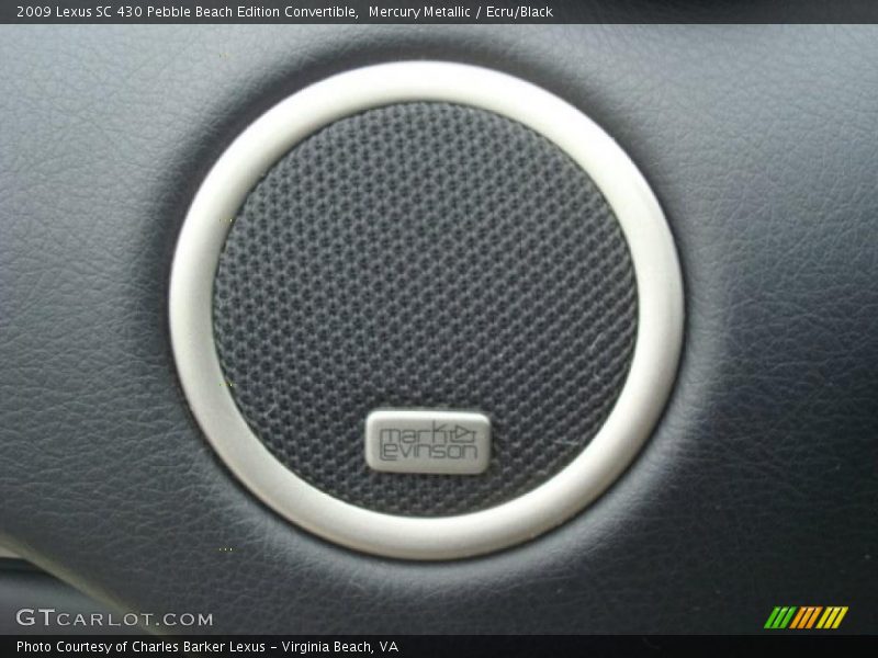 Mercury Metallic / Ecru/Black 2009 Lexus SC 430 Pebble Beach Edition Convertible