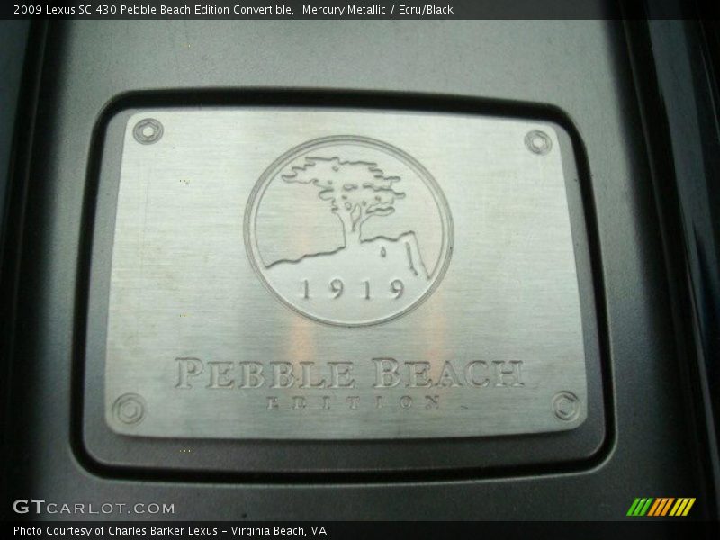  2009 SC 430 Pebble Beach Edition Convertible Logo