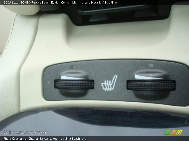 Mercury Metallic / Ecru/Black 2009 Lexus SC 430 Pebble Beach Edition Convertible