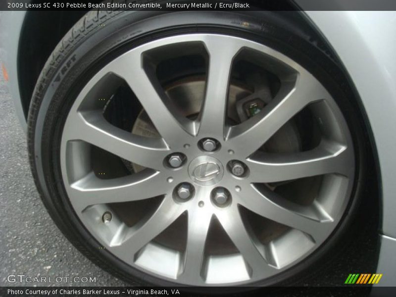  2009 SC 430 Pebble Beach Edition Convertible Wheel