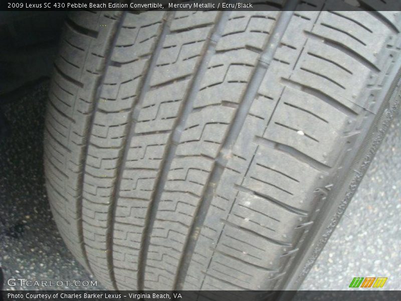 Mercury Metallic / Ecru/Black 2009 Lexus SC 430 Pebble Beach Edition Convertible