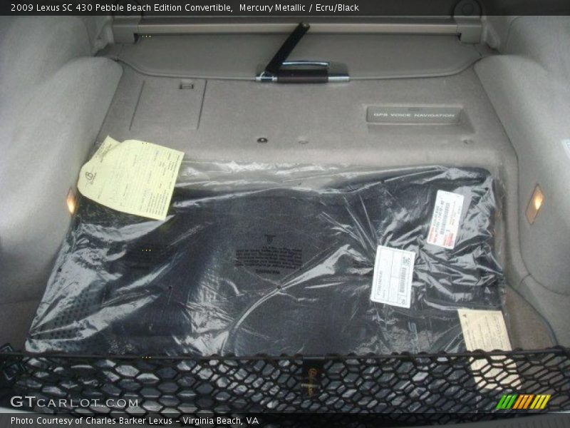  2009 SC 430 Pebble Beach Edition Convertible Trunk