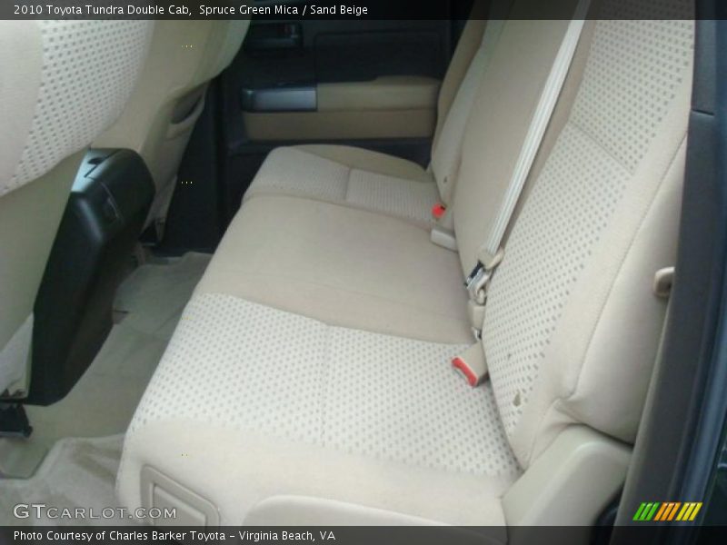 Spruce Green Mica / Sand Beige 2010 Toyota Tundra Double Cab