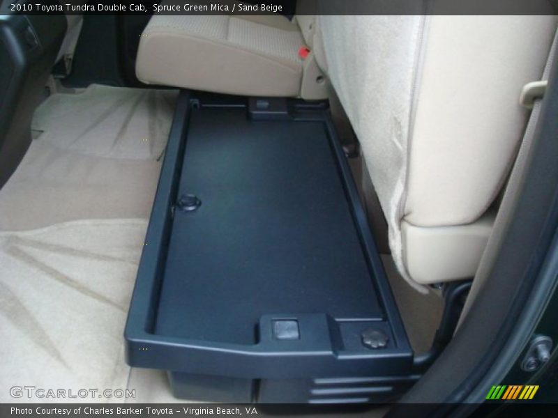 Spruce Green Mica / Sand Beige 2010 Toyota Tundra Double Cab