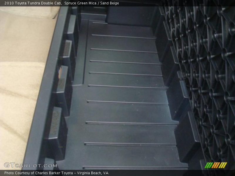 Spruce Green Mica / Sand Beige 2010 Toyota Tundra Double Cab