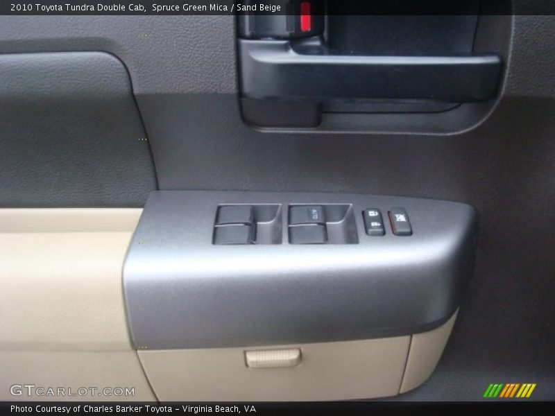 Spruce Green Mica / Sand Beige 2010 Toyota Tundra Double Cab