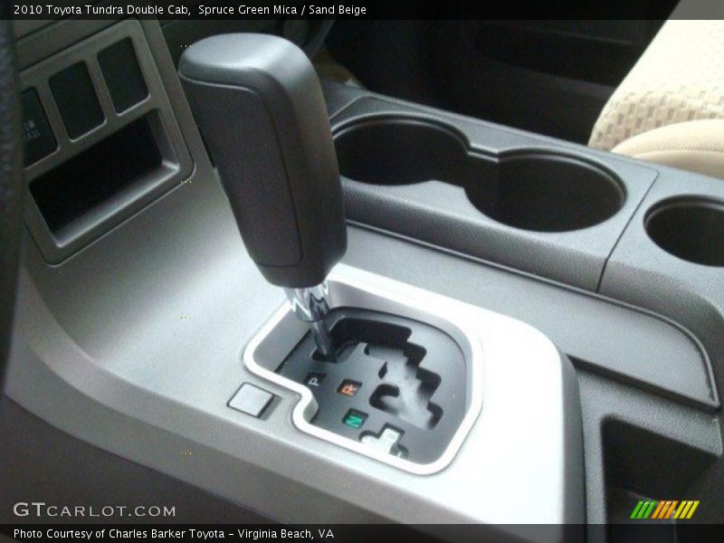 Spruce Green Mica / Sand Beige 2010 Toyota Tundra Double Cab
