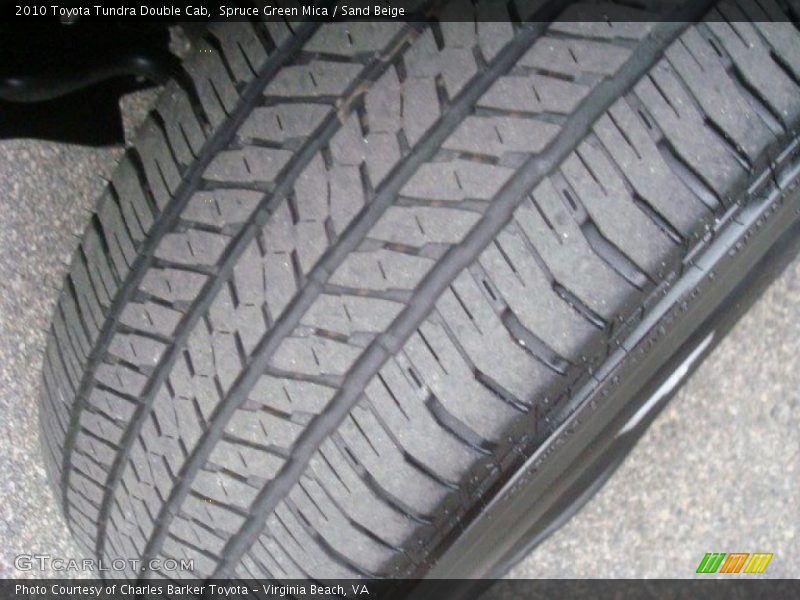 Spruce Green Mica / Sand Beige 2010 Toyota Tundra Double Cab