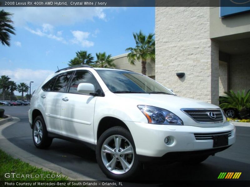 Crystal White / Ivory 2008 Lexus RX 400h AWD Hybrid
