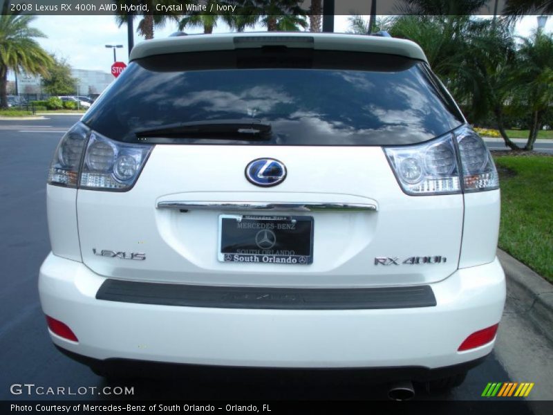 Crystal White / Ivory 2008 Lexus RX 400h AWD Hybrid