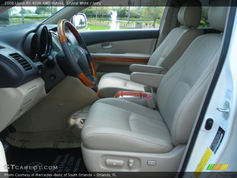 Crystal White / Ivory 2008 Lexus RX 400h AWD Hybrid