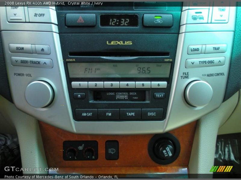 Crystal White / Ivory 2008 Lexus RX 400h AWD Hybrid