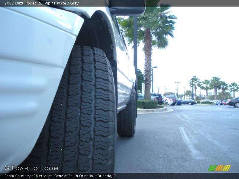 Alpine White / Gray 2002 Isuzu Rodeo LS