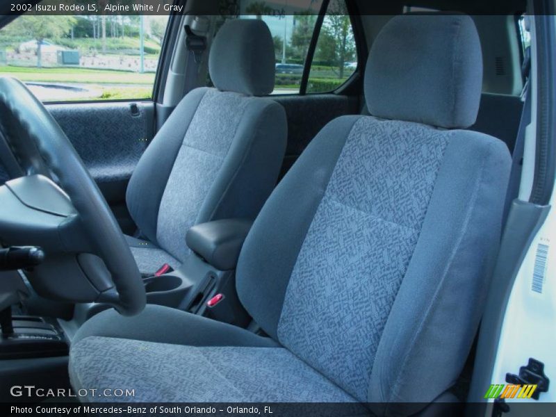  2002 Rodeo LS Gray Interior